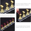 2 Set Acrylic Nail Art Holder Practice Display Stand Magnetic