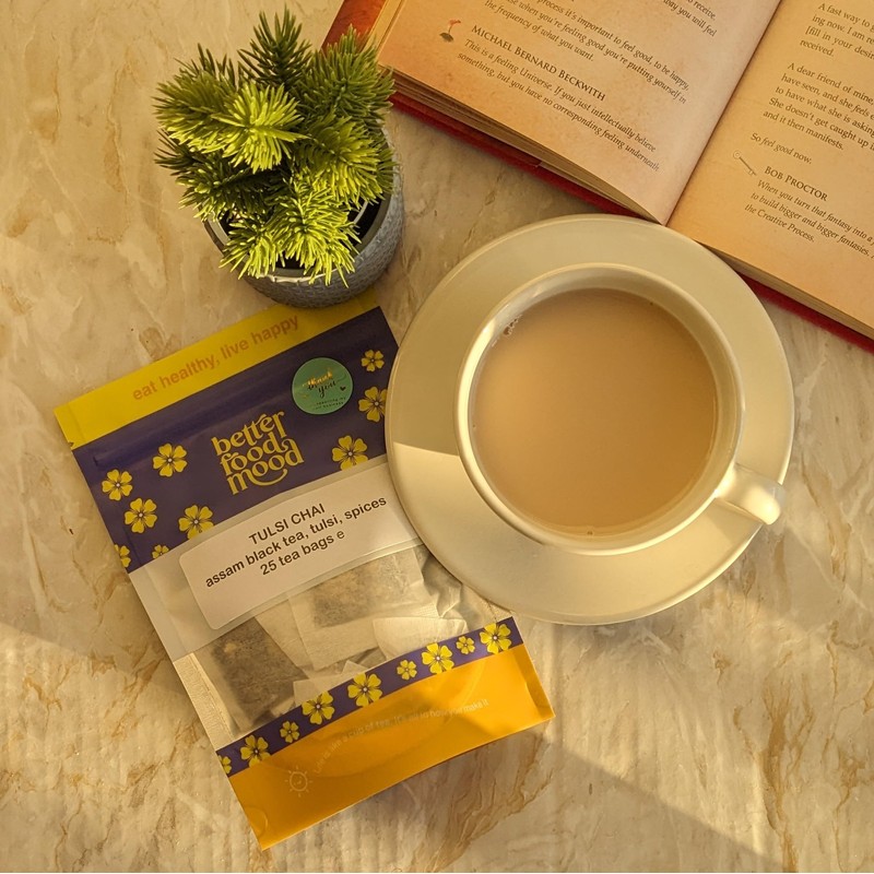 Better Food Mood Holy Basil Tulsi Chai Tea (25 Tea