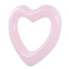 Heart Shaped Swimming Circle 120cm Thick Tear Resistant PVC Material