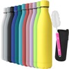 GeeRic Drinking Bottle 1 Litre Stainless Steel Thermos Flasks Double-Walled