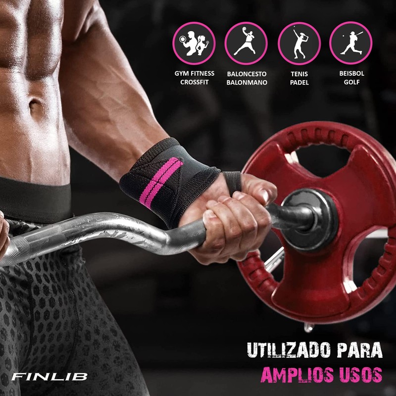Gym Fitness Crossfit Handgelenkbandage (Violett)