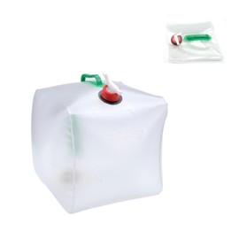 WITFAMILY Foldable Water Canister, Water Canister with Tap, 10 Litres, Folding Canister, Drinking Water Canister, Portable Canister, Water Canister, Foldable Outdoor, Hiking, Emergency Survival Kit