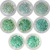 Nail Ssen Nail Art Nail Stone Parts MC Stone Round Green Opal / 네일쎈 네일아트 네일스톤파츠 MC스톤 원형 그린 오팔