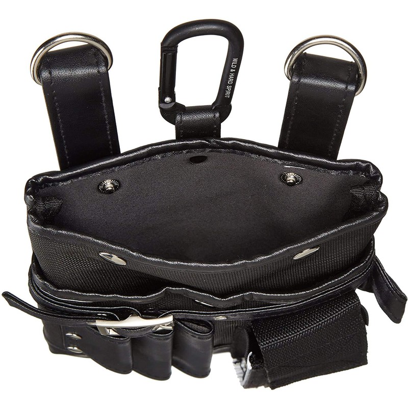 Bowken Club RF-93 Pouch, Accessory Case with Reflective Lines, Black