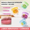 8 Balsamo Labial Pomada Frutas Aroma Hidratante Mix Sabores