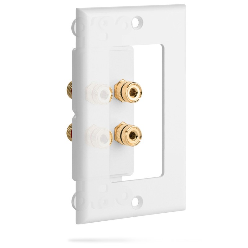 Fosmon Home Theater Wall Plate - Premium Quality Gold Plated