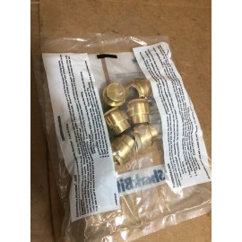 SHARKBITE U518LF, 6-PACK, BRASS END STOPS, 3/4" , PUSH-TO-CONNEC