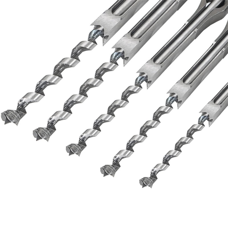 kimllier 6Pcs Square Hole Drill Bit HSS Square Hole Saw