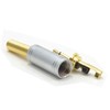 kenable 2.5mm Mono Solder Terminal Audio Jack Plug for up