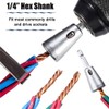 Saipor 2pcs 1/4" Hex Shank Wire Twister Tool for Drill,