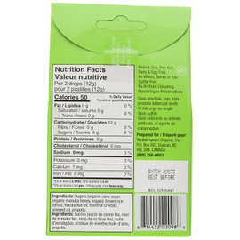 WEDDERSPOON Eucalyptus Manuka Honey Drops, 120 GR