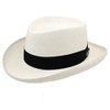 Dobbs Basino - Panama Straw Gambler Hat (6 7/8)