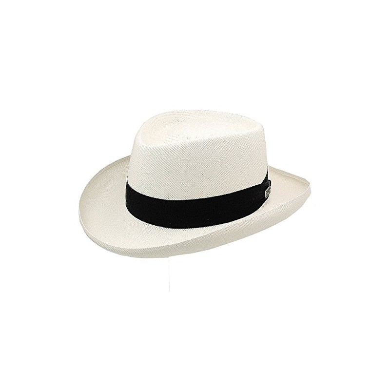 Dobbs Basino - Panama Straw Gambler Hat (6 7/8)