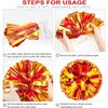 IONPSHG 4Pcs Cheerleader Pompoms Metallic Foil Cheer Poms Hand Flower