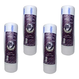 Lobo Profesional 3 Papel Cuello Blanco Barber Pro 5 Rollos 100 Piezas C/u