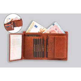 MATADOR 6402 Men's Unisex Purse Women, Vintage Brown, Vintage