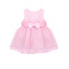 Lilax Baby Girl Lace Sleeveless Dot Tulle Dress Pageant 3