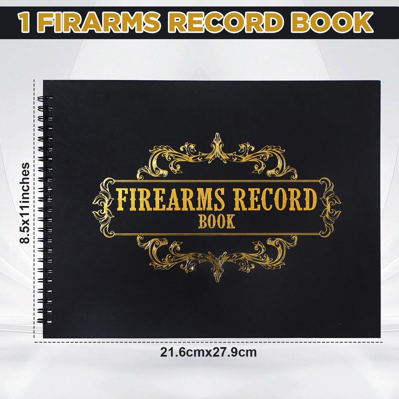 gisgfim Firearms Acquisition & Disposition Record Book 8.5x11 in Gun