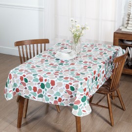 Home Beyond & HB design - Vinyl Table Cloth with Flannel Back for Thanksgiving Autumn - Rectangular Waterproof Tablecloth Table Cover for Indoor Outdoor - 60x84-Inch, Multi-Color Pumkins