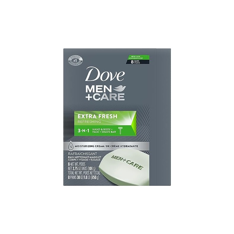 Dove Men+Care Bar Cleanser 3.75 oz | Extra Fresh, 8