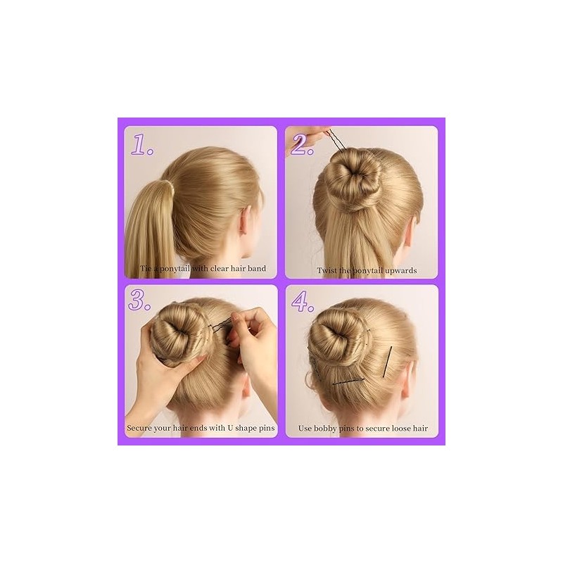 Triko Kit de 100 Accesorios para Cabello: 100 Horquillas para