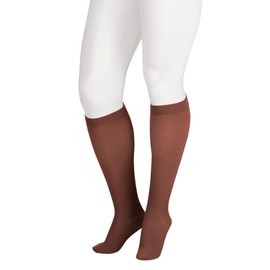 Juzo 20-30 mmHg, Soft, Knee, FF, Silicone, Chocolate, Size: III (2001ADFFSB53-III)