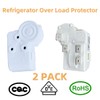 2 - Pack 4 - Pin Refrigerator Compressor PTC Starter