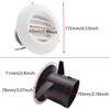 SDTC Tech 3 Inch Round Air Vent ABS Louver Grille