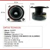 Tweeter Bala Ksr Tw4700d Diamante Titanium Capacitor 1000w