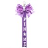 Cheerleader Pin Me Bow Keyring Glitter Pin 10 Pieces Pin
