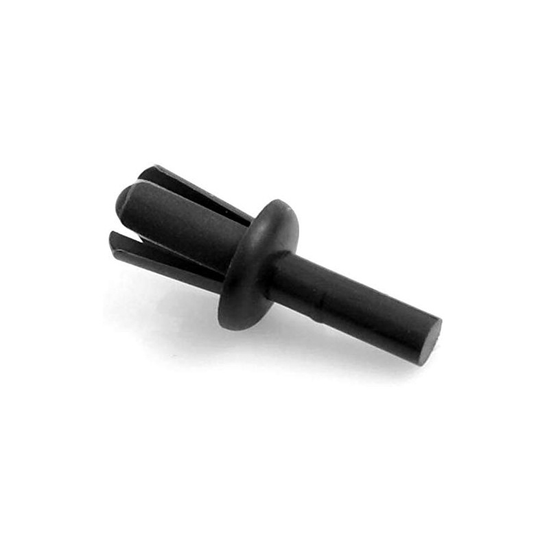 Design61 Expansion Rivets Fastening Clip Pack of 50 in Black