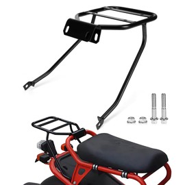 Motorcycle Luggage Rack Scooter Rear Rack Iron Support Storage Shelf Parts for ZOOMER Ruckus NPS50 AF58,Black