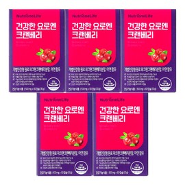 Nutrione Healthy Yoroen Cranberry 500mg x 60 capsules (5) / 뉴트리원 건강한 요로엔 크랜베리 500mg x 60캡슐 5개