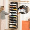 Euct 20-30 Pairs Over the Door Shoe Organizer, 10-Tier Hanging