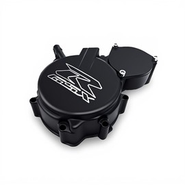 KASIMT Engine Stator Cover Crank Case Guard Compatible with Suzuki GSXR 600 750 (2006-2020) - Heavy Duty Aluminum Alloy Left Side Protector Replacement​