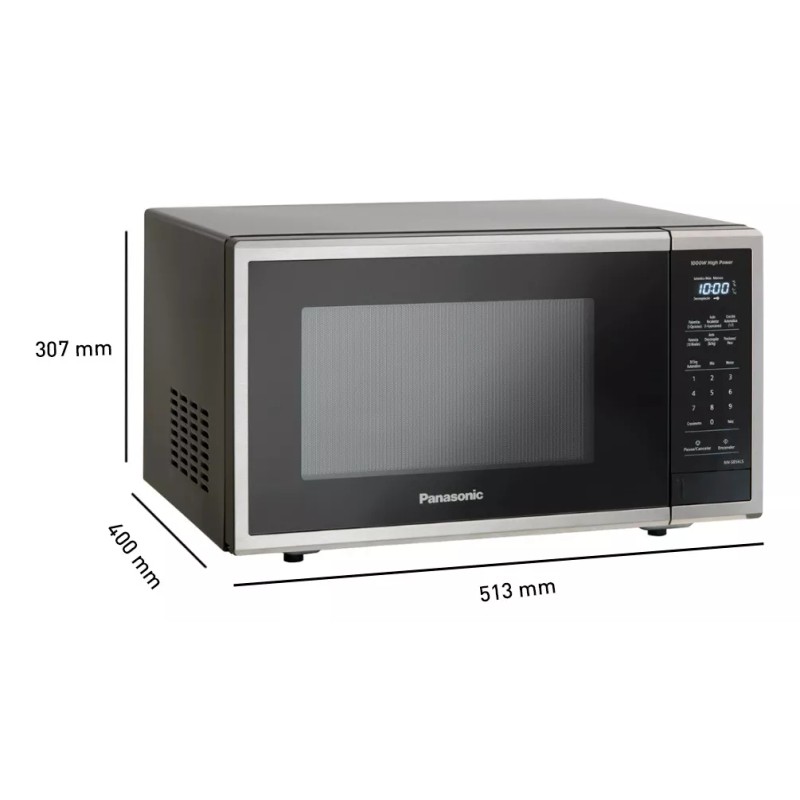 Panasonic Microondas Panasonic NN-SB656 neegro y silver 1.3 ft³ 120V