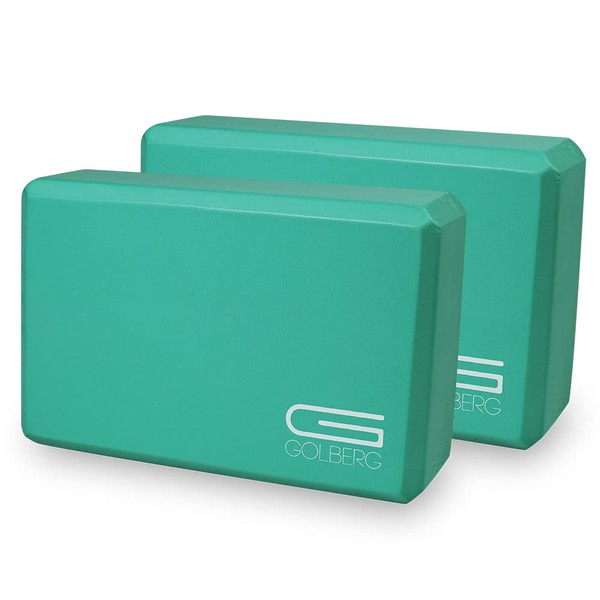 Golberg Foam Yoga Block – For Fitness, High Intensity Support