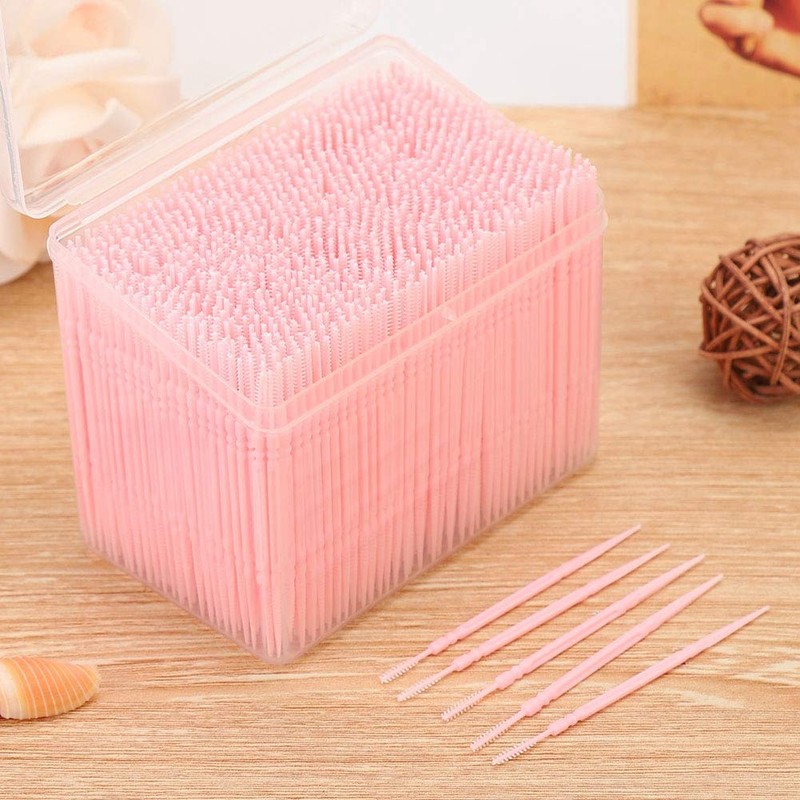 Double Head Toothpicks, Edible Grade PP Round 1100 Pcs/Box, Plastic