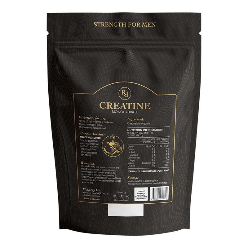 Ritua Creatine Monohydrate - Strength for Men, 300g