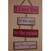 I Love You To The Moon & Back Large Metal