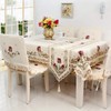 LeLehome Classic Flowers Embroidered Lace Table Runner 15" X 69"
