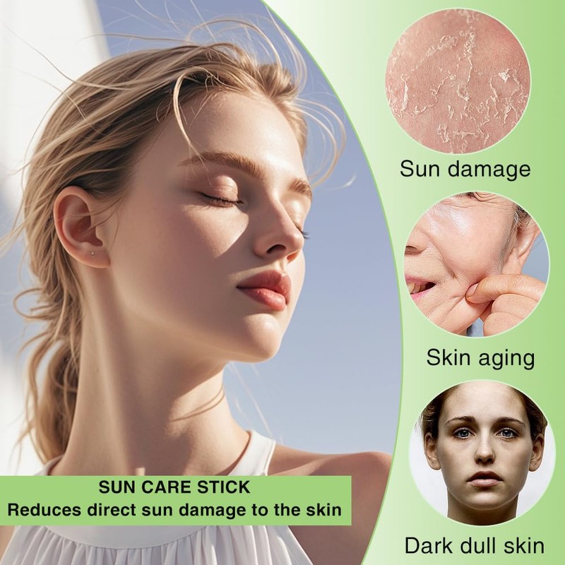 HASAIKA® Sun Protection Stick for Face, Moisturising Sun Stick, Sun
