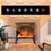R.W.FLAME Electric Fireplace Heater 24" with Remote Control, Upgrated, Adjustable
