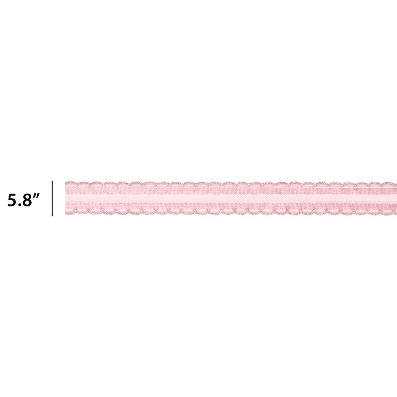 Berwick Offray 147151 5/8" Wide Satin and Sheer Craft and