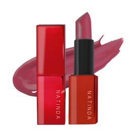 Natinda Magic Rainbow Lipstick Cherry Deep Rose 09 Cross Rose / 나틴다 매직 레인보우 립스틱 체리빛 딥로즈 09 크로스 로즈