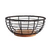 Gourmet Basics by Mikasa Rope Centerpiece Fruit Storage Basket, 11",