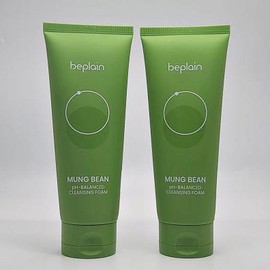 Be-Plain Mung Bean Mildly Acidic Cleansing Foam 160ml+160ml (1+1) Total 320ml x3SET (AD) / 비플레인 녹두 약산성 클렌징폼 160ml+160ml (1+1) 총 320ml x3SET (AD)