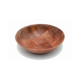 Genware GC110 Woven Wood Bowls, 8" Diameter