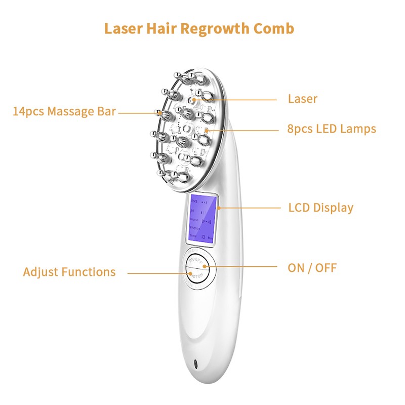 Laser Hair Growth Comb Anti Hair Loss Massager Hair Regrowth
