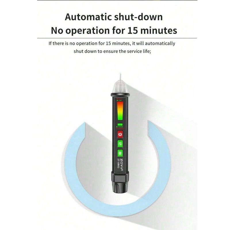 ZOYI AC Voltage Tester Pen, 12V- 48V/1000V Dual Range Non